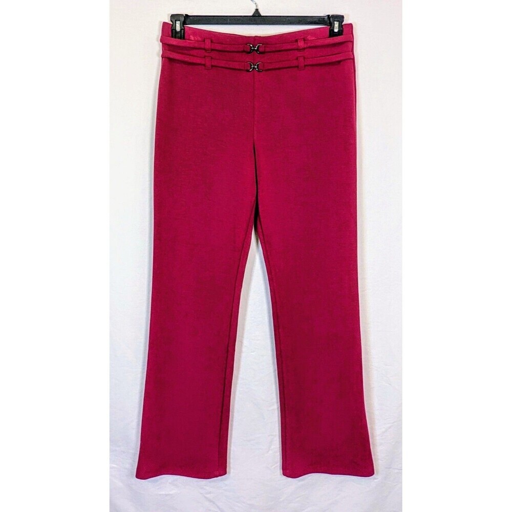 A. Byer Women’s Pants Size XL NWT Cranberry Stretch Bootcut Dress Pants